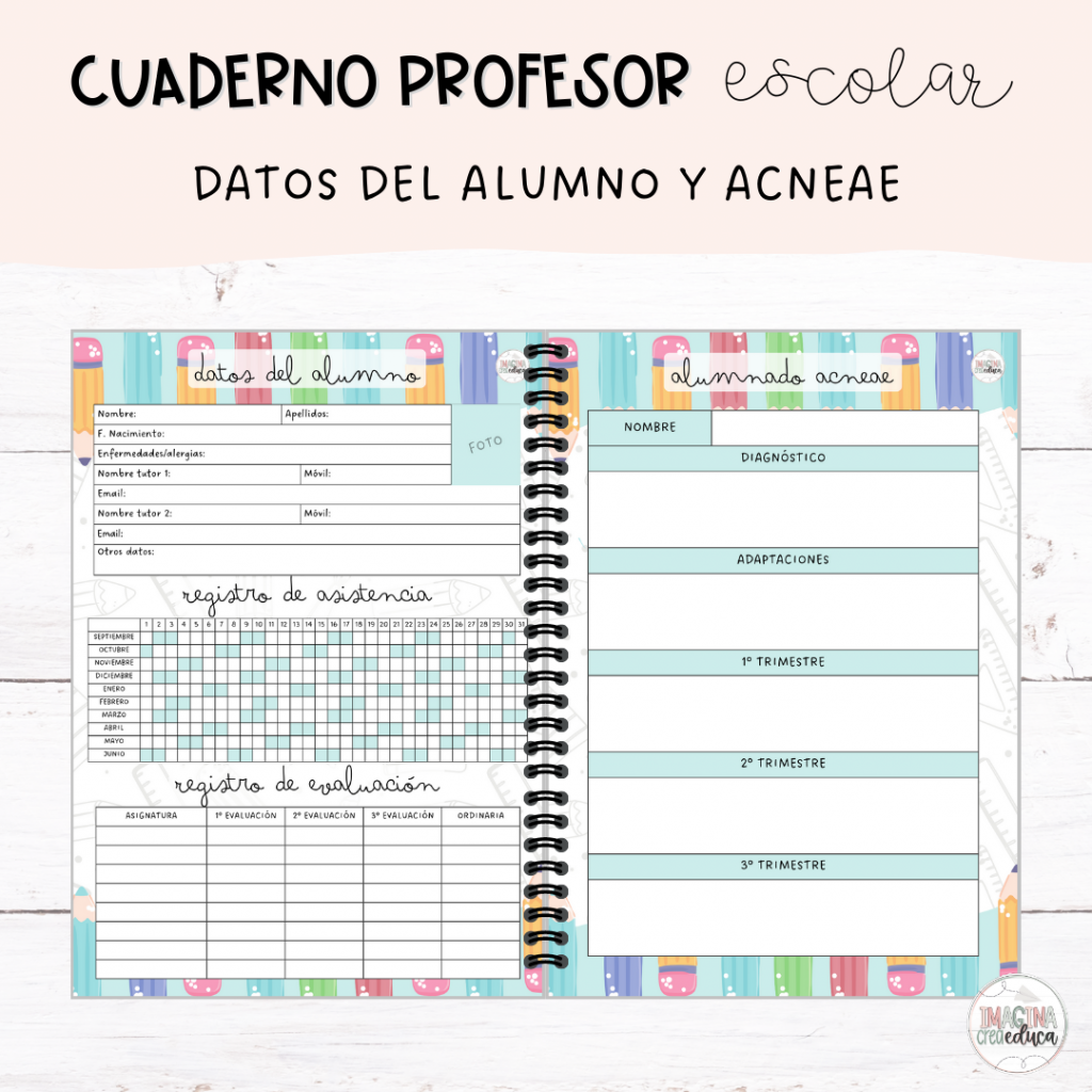 Cuaderno del profesor Imagina, crea, educa