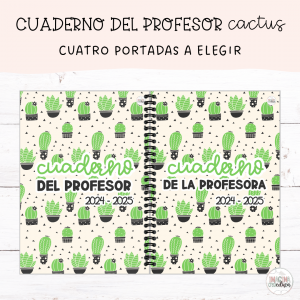 Cuaderno del profesor cactus